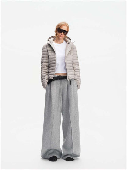 Pork Rib Hooded 90 Down Slim Jacket【s0000014879】