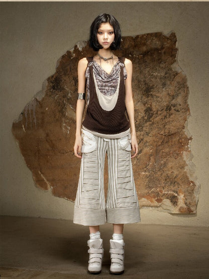 Original Irregular Sleeveless Vest Top【s0000016882】
