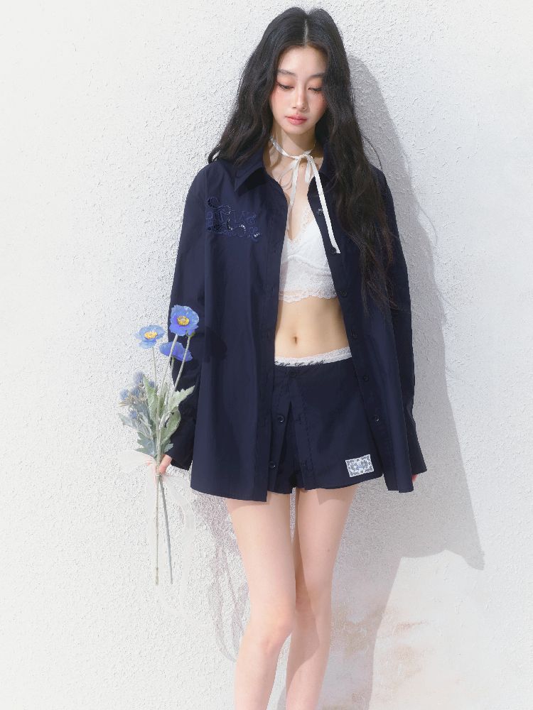 Slim inner suspenders two-piece suit【s0000012141】