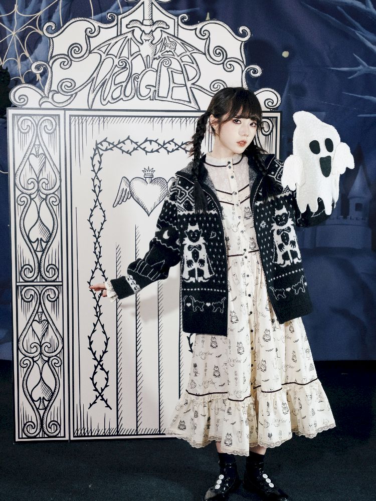 Cat Ears Devil's Tail Cardigan【s0000011559】