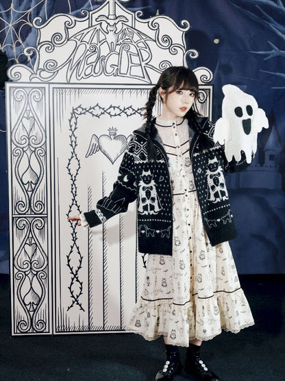 Cat Ears Devil's Tail Cardigan【s0000011559】