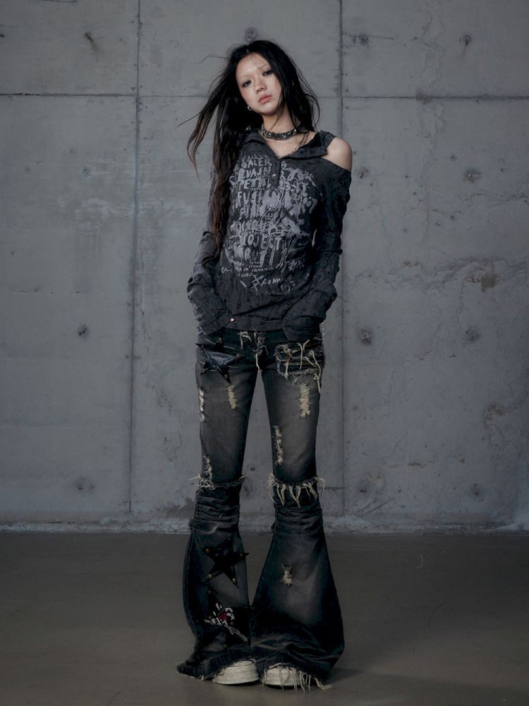 Backless Hooded Long Sleeve Bottom Top【s0000013469】