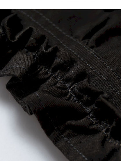 Short low collar long sleeve shirt【s0000013478】