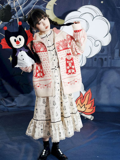 Cat Ears Devil's Tail Cardigan【s0000011559】