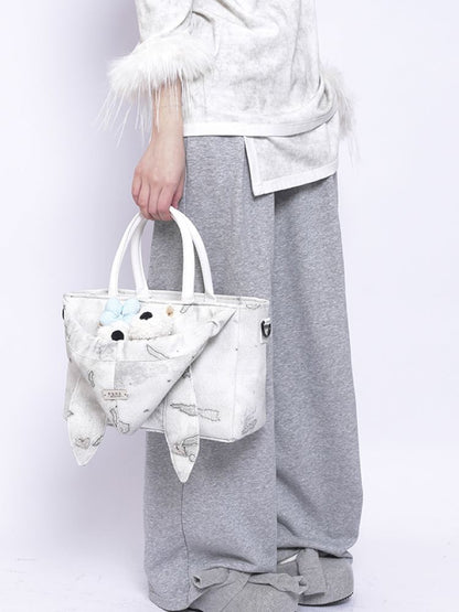 Wild Setting Rabbit Rabbit Tote Bag【s0000013259】