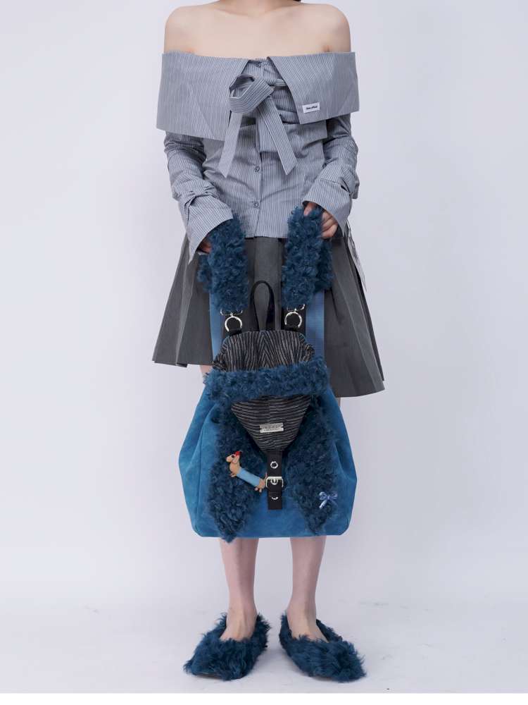 Rabbit Ears Cute Fur Crossbody School Bag【s0000014619】