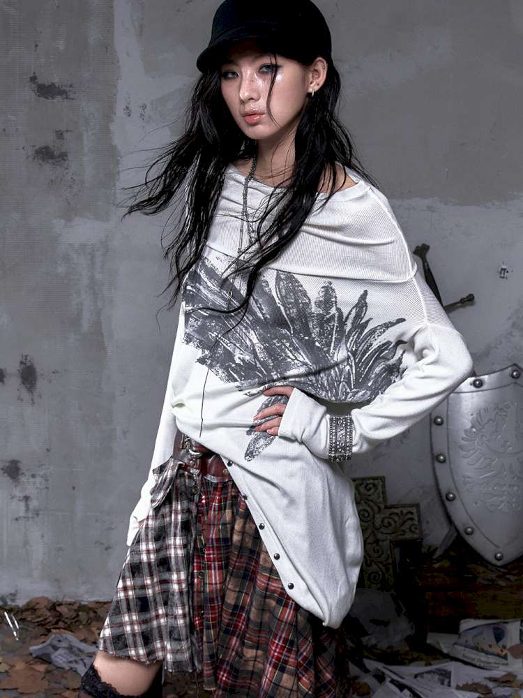 Long-Sleeve Knit Base Layer Top【s0000014466】