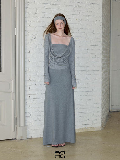 Tencel Lycra swing collar bottoming shirt【s0000013743】