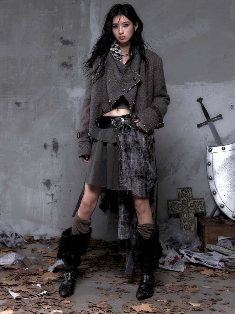 Chanel-Style Reversible Fleece Coat【s0000014462】