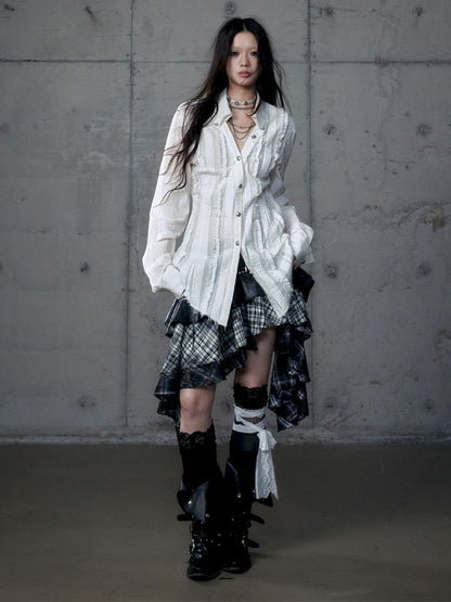 Scrappy Sunscreen Long Sleeve Shirt【s0000013470】