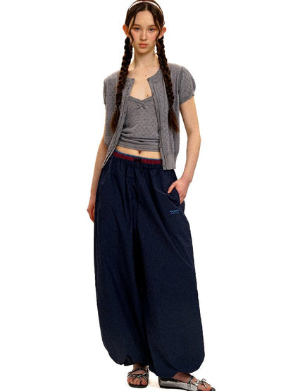 Breathable Lace Knit Top Skirt Set【s0000017442】