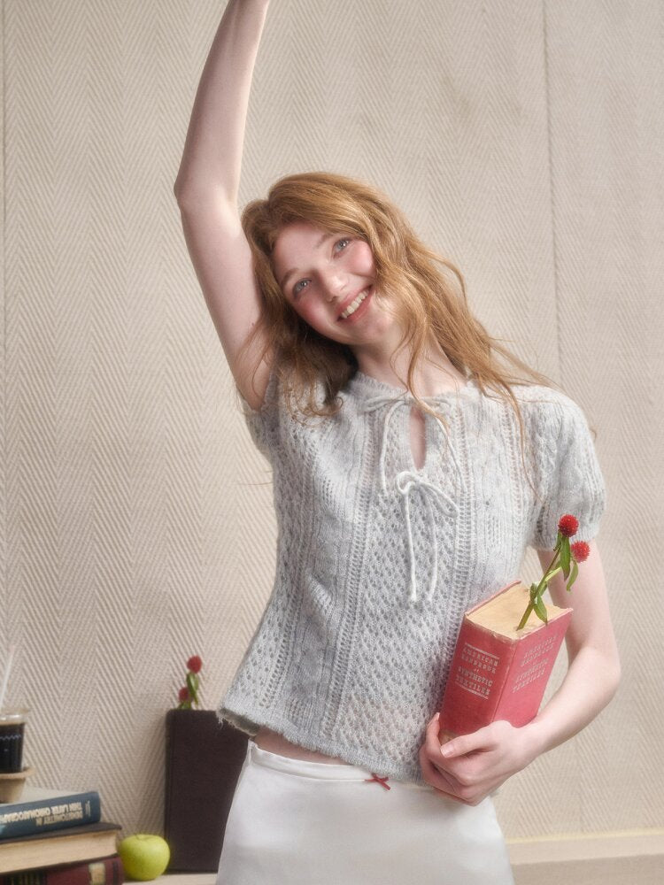 Soft Kitten Mohair Wool Knitwear【s0000015626】