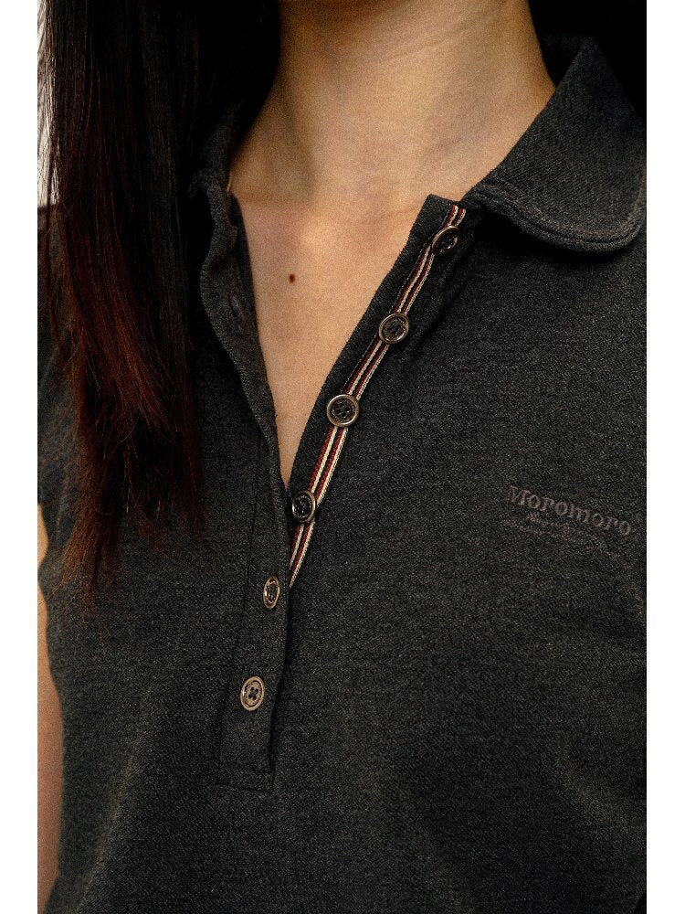 Webbing Polo Collar Slim T-Shirt【s0000016097】