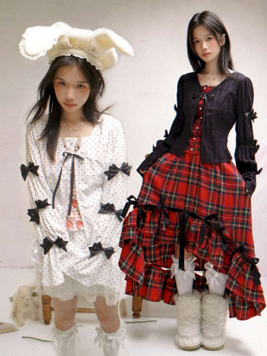 Patchwork Print Fitted Long-Sleeve Shirt【s0000014523】