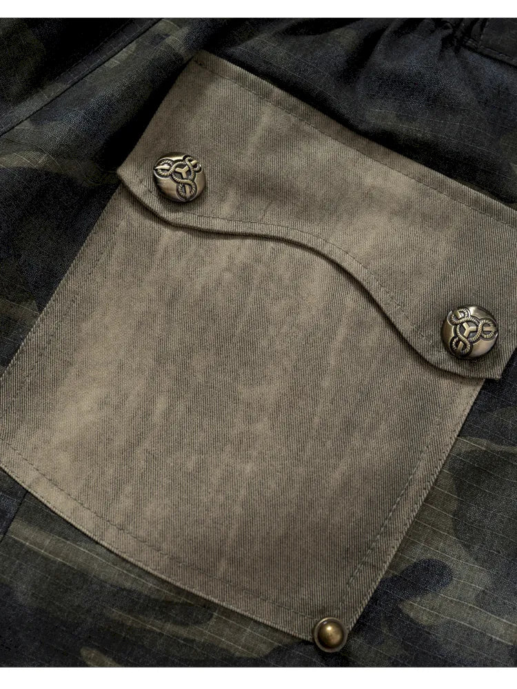 Embroidered Camo Pants【s0000014116】