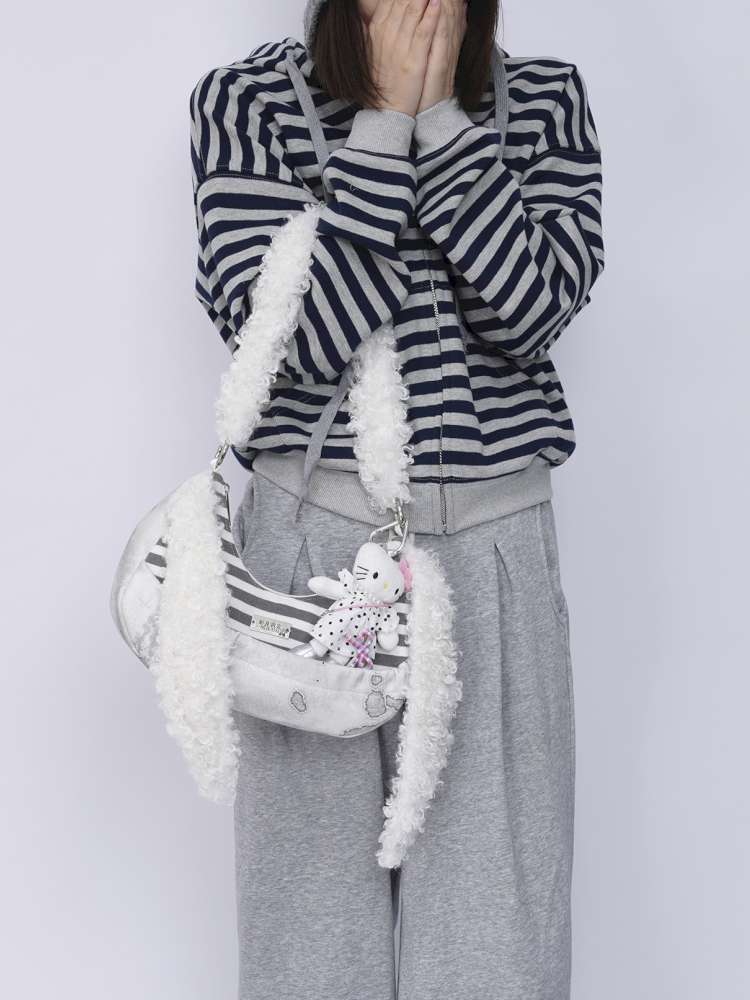 Rabbit Plush Versatile Commuter Crossbody Bag【s0000014618】