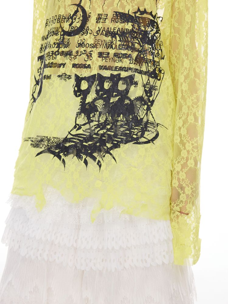 Oversized Gender-Neutral Layered T-Shirt【s0000012989】