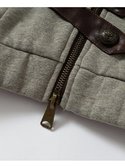 Hooded Fleece Napoleon Jacket【s0000019155】