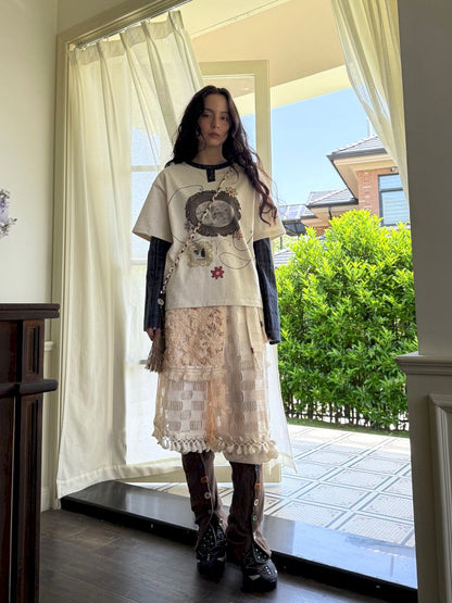 Fake two pieces T-shirt【s0000013511】