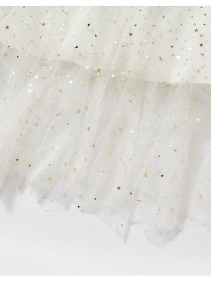 Multi-Layered Mesh Cake Skirt【s0000012789】