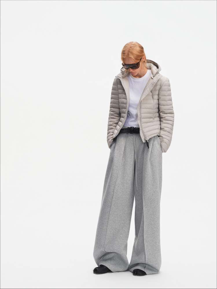 Pork Rib Hooded 90 Down Slim Jacket【s0000014879】