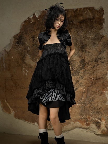 Irregular High Waisted Bandeau Skirt【s0000016929】
