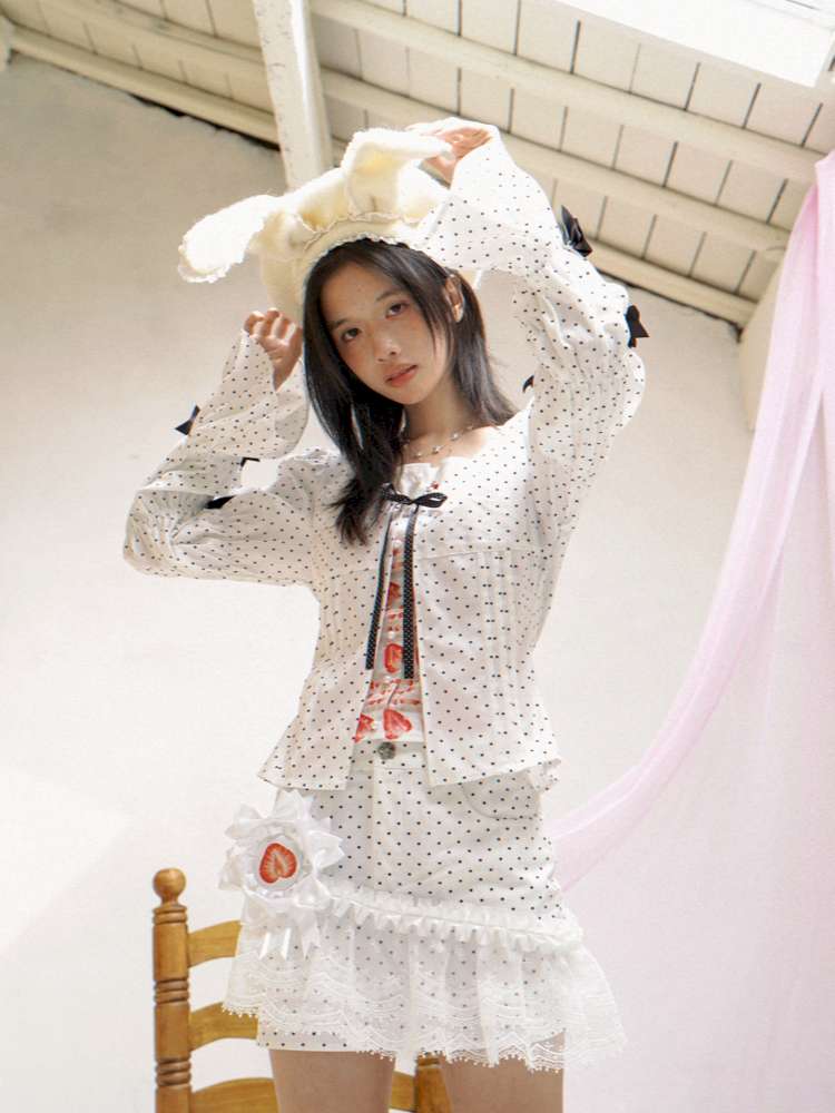 Patchwork Print Fitted Long-Sleeve Shirt【s0000014523】