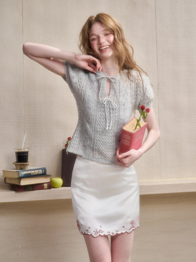 Soft Kitten Mohair Wool Knitwear【s0000015626】