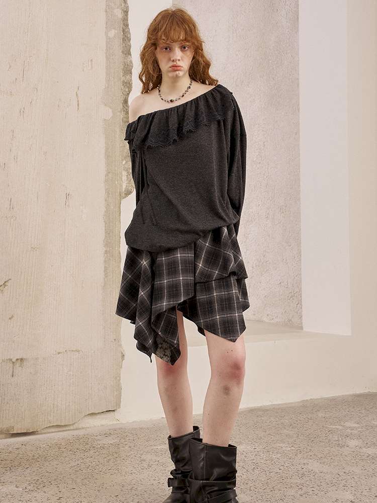 Puppy Kissing Bear Sweater Skirt【s0000015068】