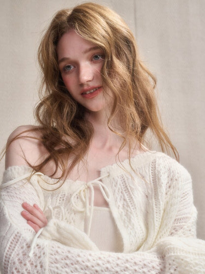 Wind River Mohair Knit Cardigan【s0000015625】