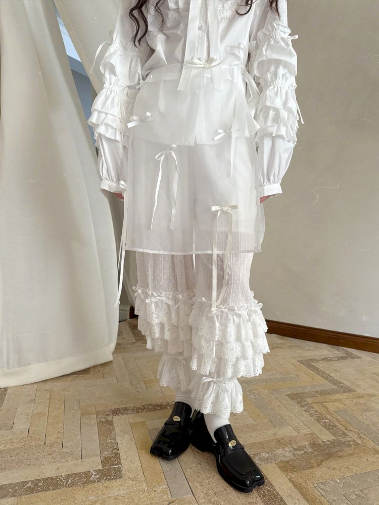 Doll Print Apron Diaper Cover【s0000012759】