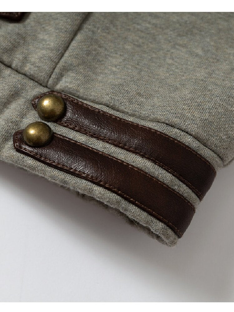 Hooded Fleece Napoleon Jacket【s0000019155】