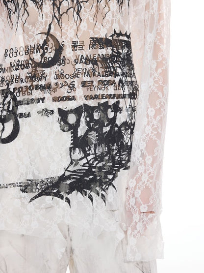 Oversized Gender-Neutral Layered T-Shirt【s0000012989】