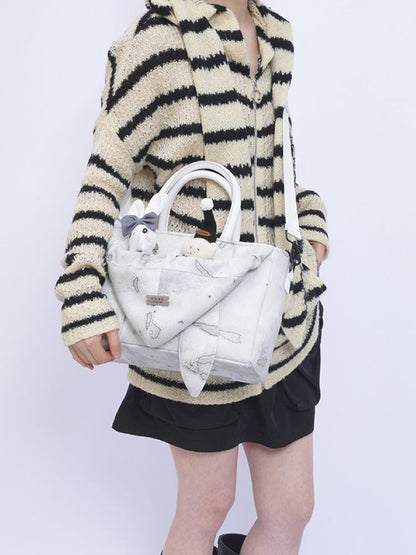 Wild Setting Rabbit Rabbit Tote Bag【s0000013259】