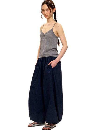 Breathable Lace Knit Top Skirt Set【s0000017442】