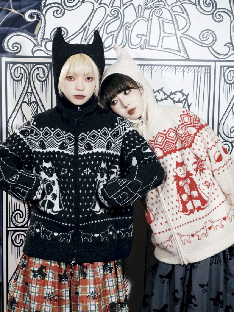 Cat Ears Devil's Tail Cardigan【s0000011559】