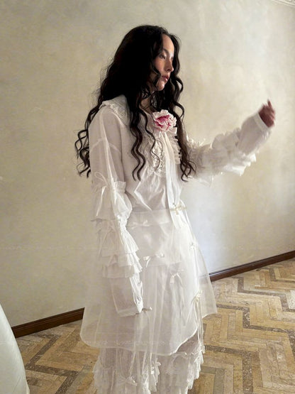 Doll Print Apron Diaper Cover【s0000012759】