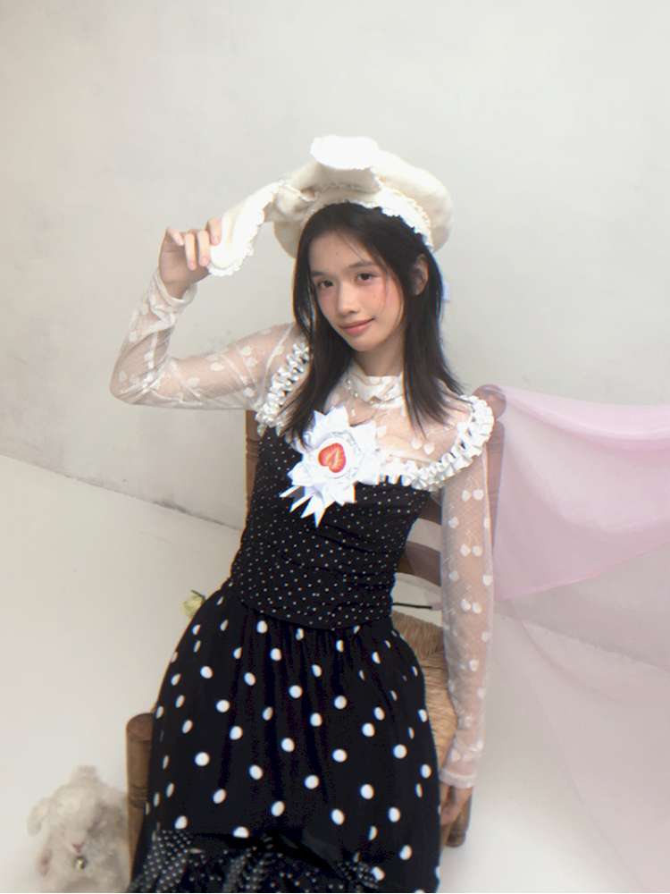 Asymmetric Bow Midi Skirt【s0000014525】