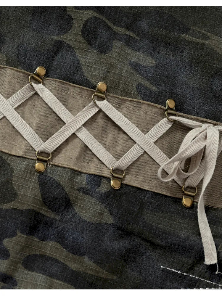 Embroidered Camo Pants【s0000014116】