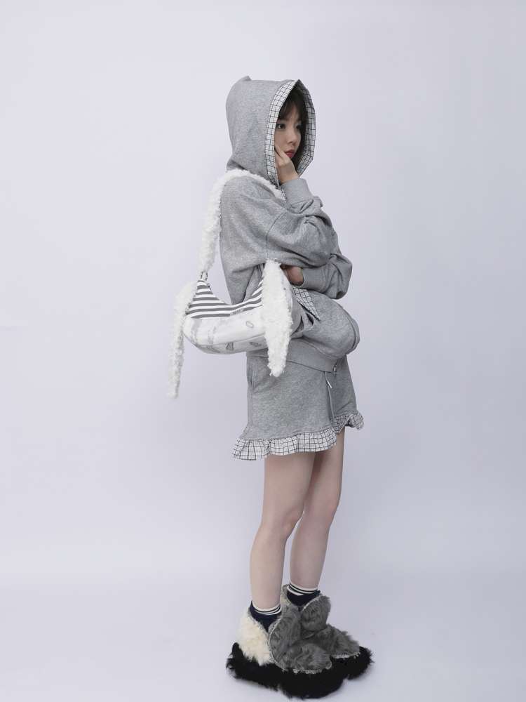 Rabbit Plush Versatile Commuter Crossbody Bag【s0000014618】