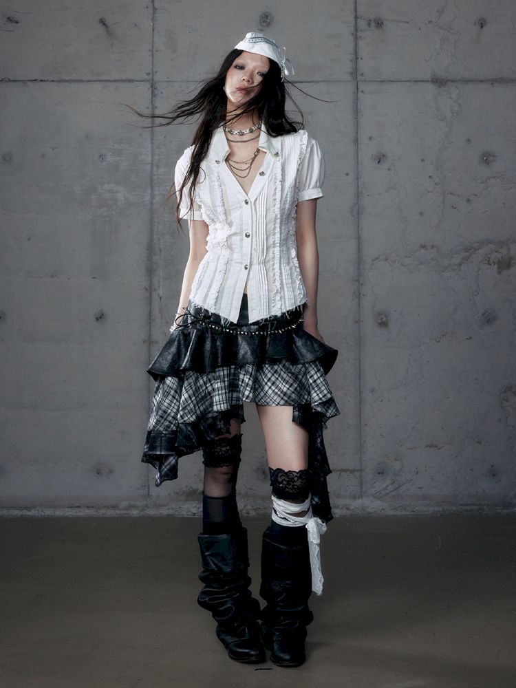 Scrappy Sunscreen Long Sleeve Shirt【s0000013470】