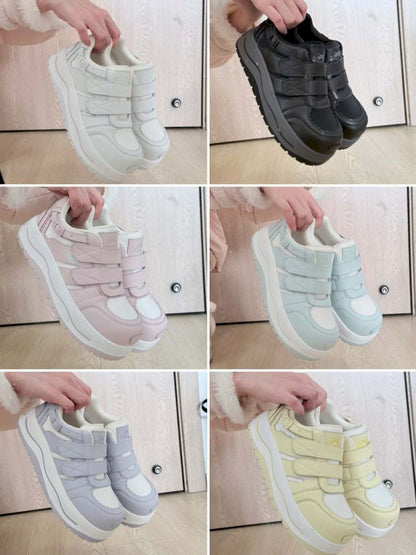 Lace-up thick-soled sneakers【s0000012963】