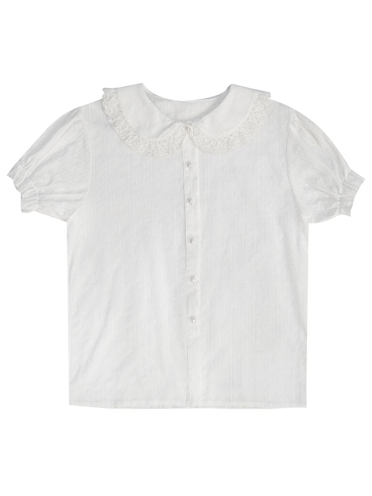 Short-sleeved cotton shirt【s0000012762】