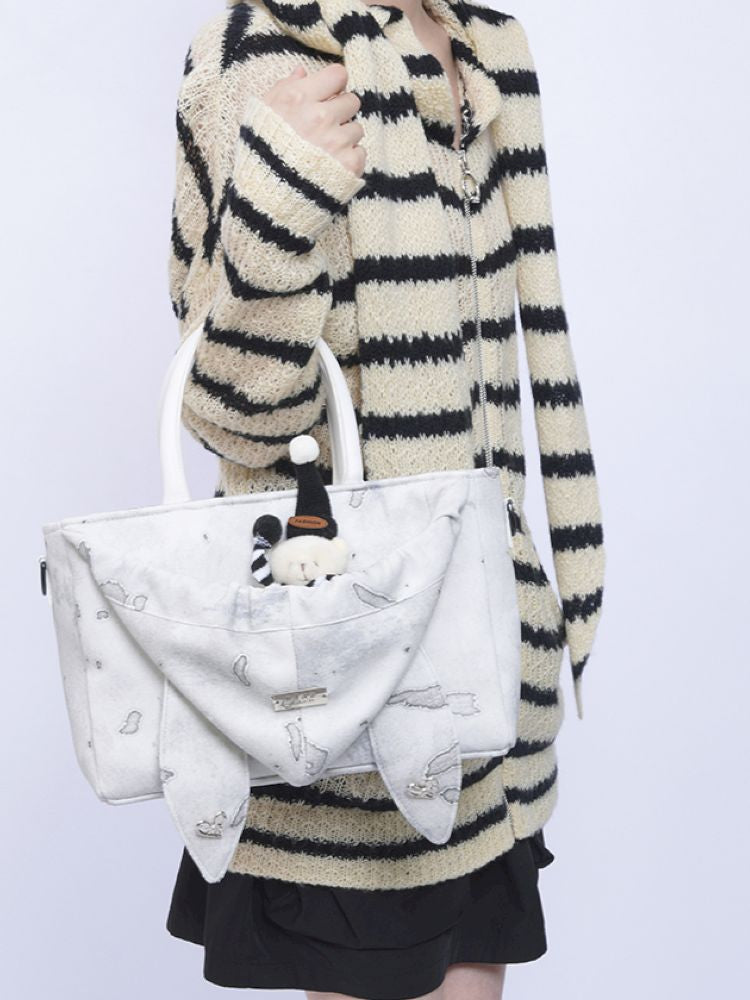 Wild Setting Rabbit Rabbit Tote Bag【s0000013259】