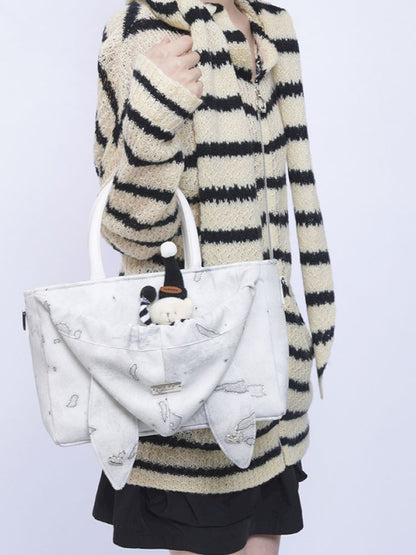 Wild Setting Rabbit Rabbit Tote Bag【s0000013259】