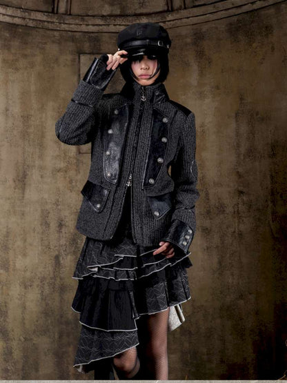 Knightly Punk Vintage Jacket Top【s0000015090】