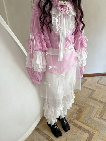 Doll Print Apron Diaper Cover【s0000012759】