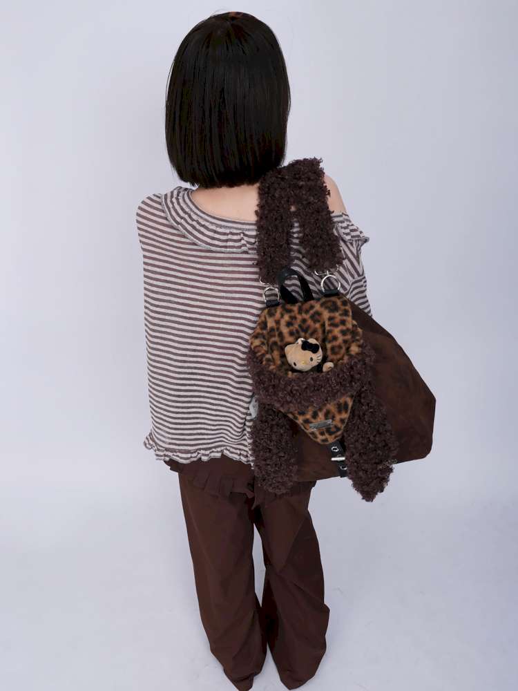 Rabbit Ears Cute Fur Crossbody School Bag【s0000014619】