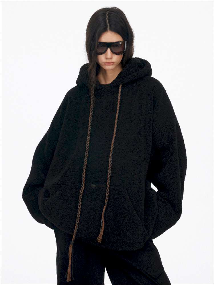 Drawstring Loose Hooded Jacket【s0000015060】