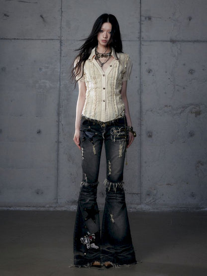 Scrappy Sunscreen Long Sleeve Shirt【s0000013470】